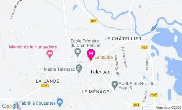 Localisation Restaurant  Le Studio