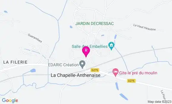 Localisation Restaurant  Au Coin d