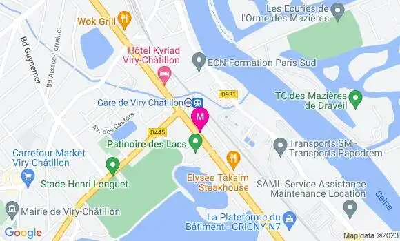 Localisation Fast Food N7
