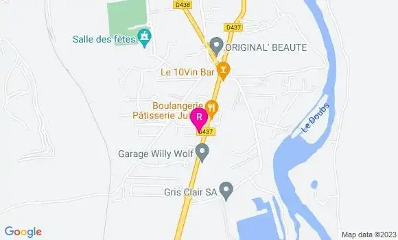 Localisation Restaurant  O