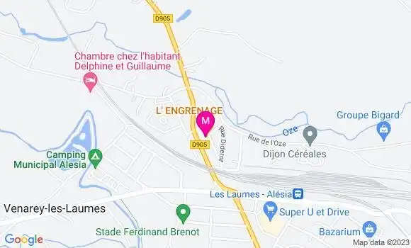 Localisation Restaurant  L