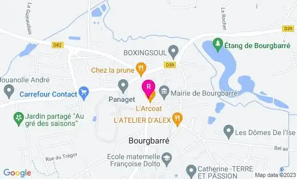Localisation Restaurant  Chez la Prune