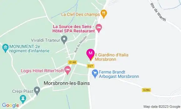 Localisation Restaurant Italien Il Giardino