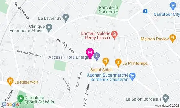 Localisation Restaurant  Le Petit Saladin