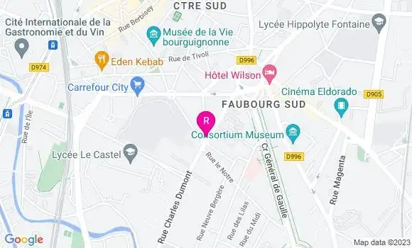 Localisation Restaurant  La Citadelle d