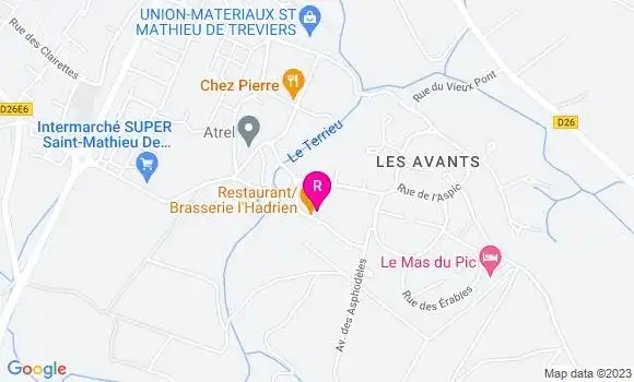 Localisation Brasserie L