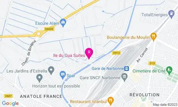 Localisation Restaurant  Brasserie du Moulin