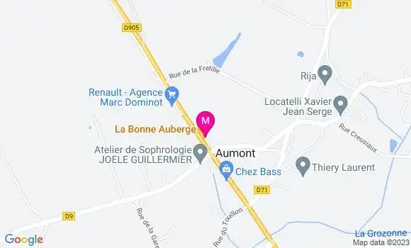 Localisation La Bonne Auberge