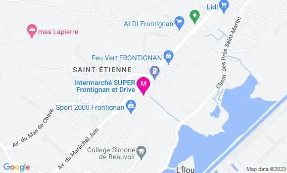 Localisation La Brasserie des Sens