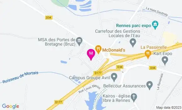Localisation Restaurant  L