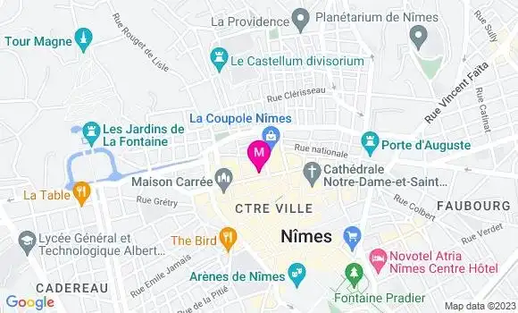 Localisation Restaurant  Le Café Bizarre