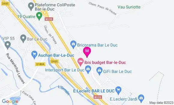 Localisation Restaurant  Best Wok 55