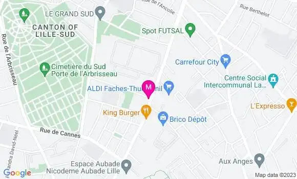 Localisation Pizzeria Fast Pizza