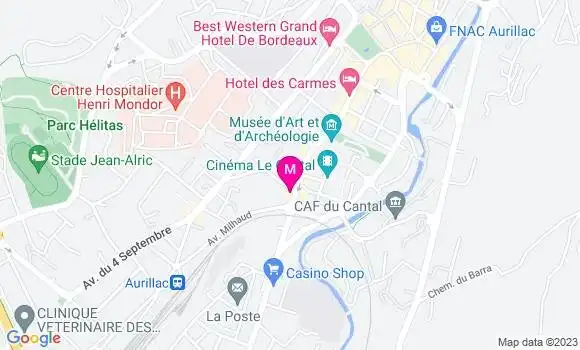 Localisation Brasserie B 15
