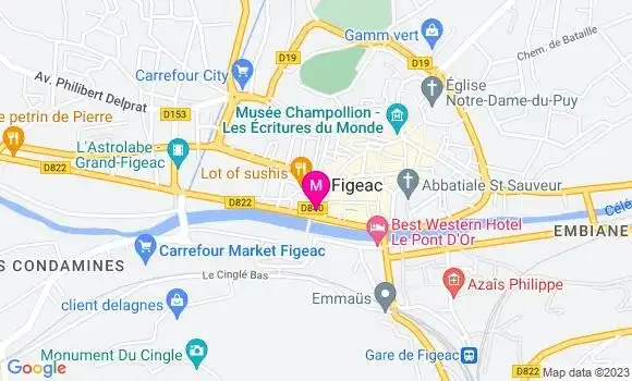 Localisation Restaurant  Le Palais