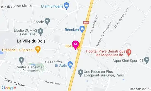 Localisation Restaurant  La Grange aux Cercles