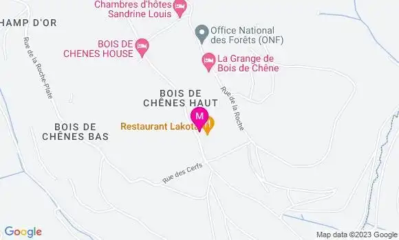 Localisation Restaurant  Lakota