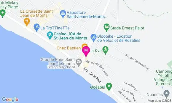 Localisation Brasserie La Boussole