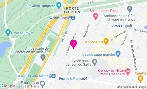 Localisation Restaurant  Café Harcourt
