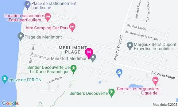 Localisation Restaurant  Les Terrasses du Green