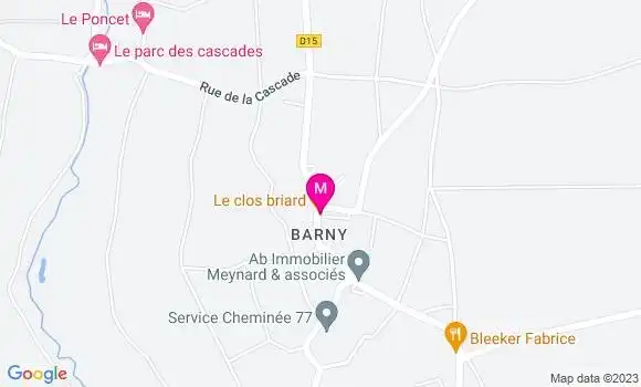 Localisation Restaurant  Le Clos Briard