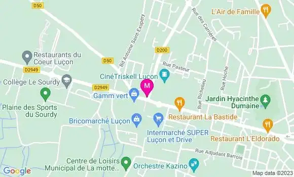 Localisation Restaurant Italien La Scala