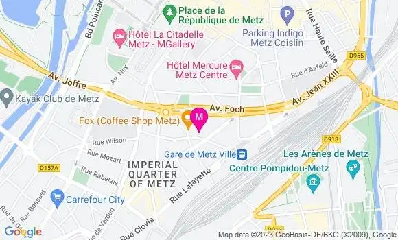 Localisation Restaurant  Le Flore