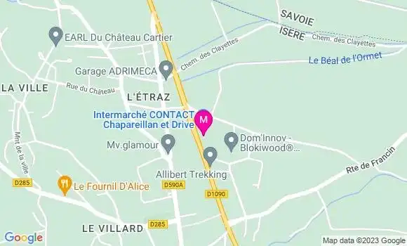 Localisation Restaurant Bar Mjc