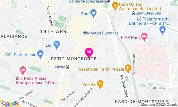 Localisation Restaurant Bar La Table de Bezout