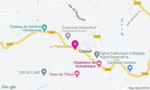 Localisation Restaurant  Le Panoramic