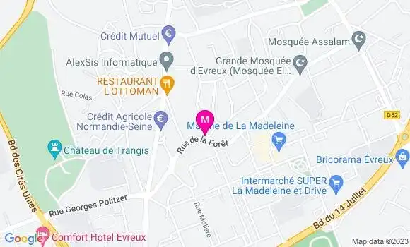 Localisation Restaurant  Les Balafons