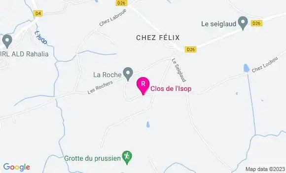 Localisation Restaurant  Clos de l
