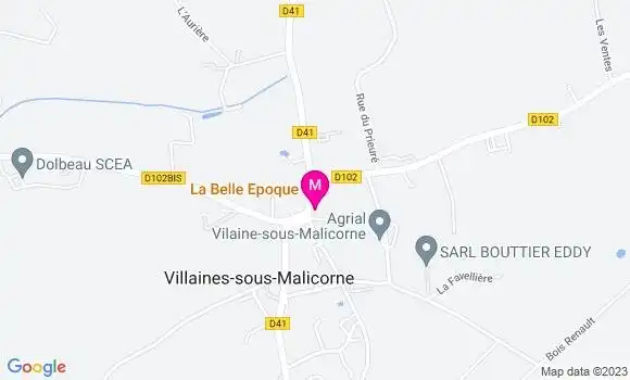 Localisation Restaurant  La Belle Epoque