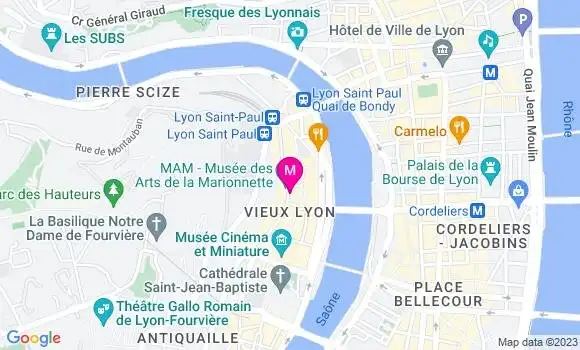 Localisation Restaurant  La Gâche