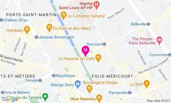 Localisation Restaurant  A la Bonne Bière