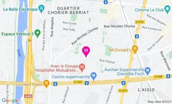Localisation Restaurant  Le 100 Meals