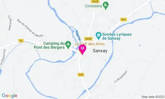 Localisation Restaurant Grill Le Cafi des Amis