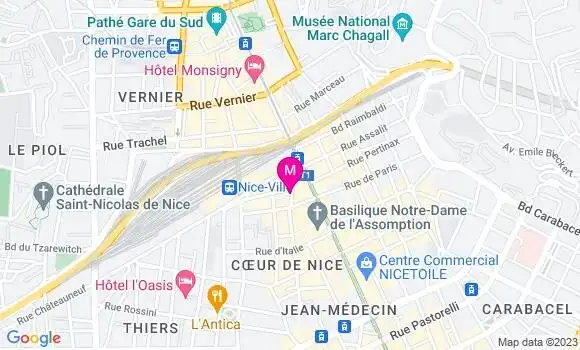 Localisation Restaurant  O
