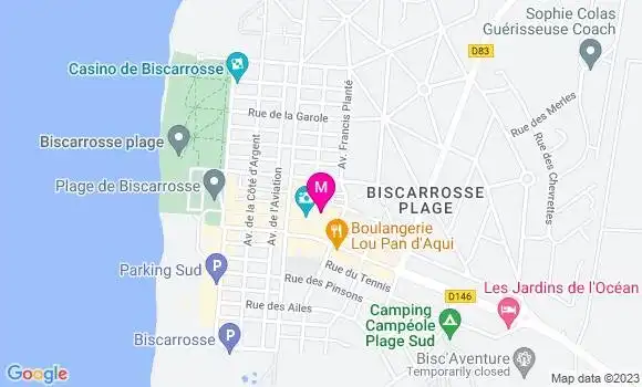 Localisation Restaurant  Le Qg Bisca