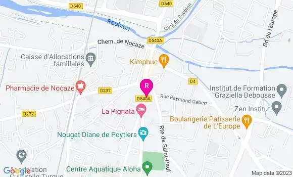 Localisation Restaurant  L