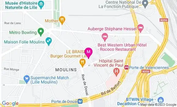 Localisation Restaurant  Le 48 73