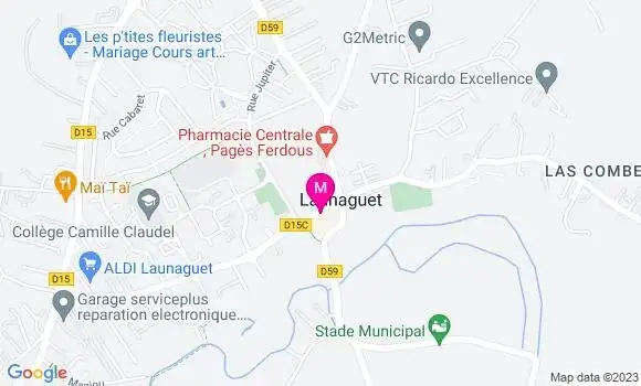 Localisation Restaurant  Le Petit Launac