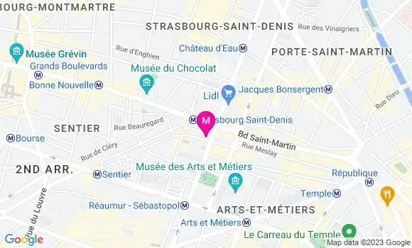 Localisation Restaurant  Le Central