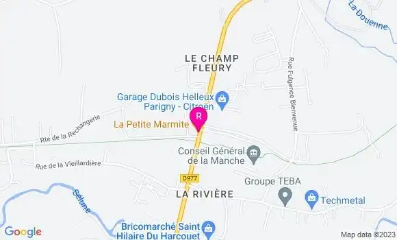 Localisation Restaurant  La Petite Marmite