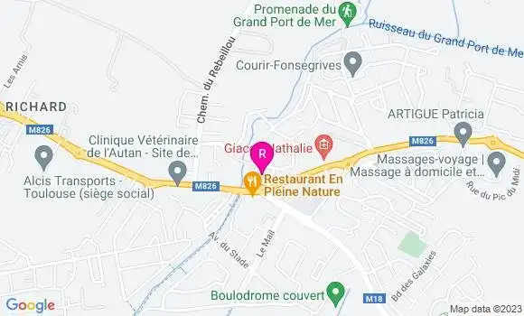 Localisation Restaurant  Les Caprices