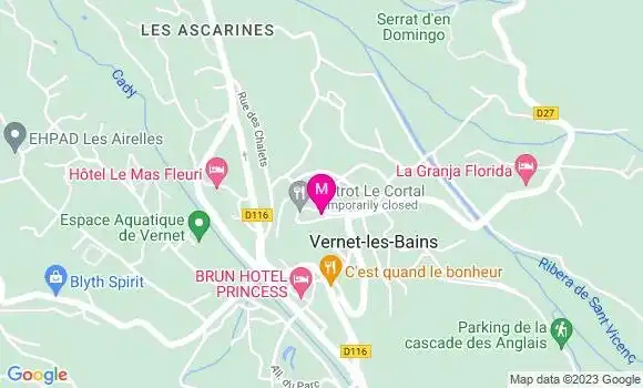 Localisation Bistrot Le Cortal