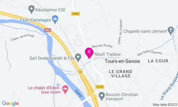 Localisation Restaurant  Mamie Nicole