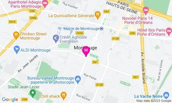 Localisation Restaurant  Chez Friloux 1933