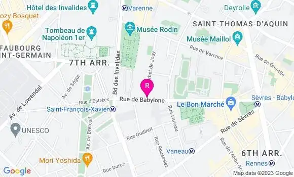 Localisation Restaurant  L