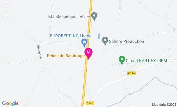 Localisation Restaurant  Le Relais de Saintonge
